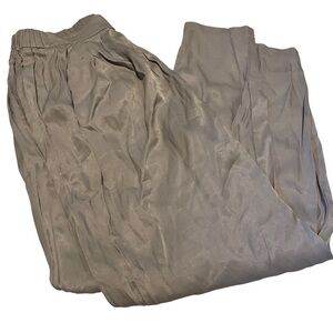 Free People Gray Relaxed Fit Wide Leg Pants Womens XS Elastic Waist